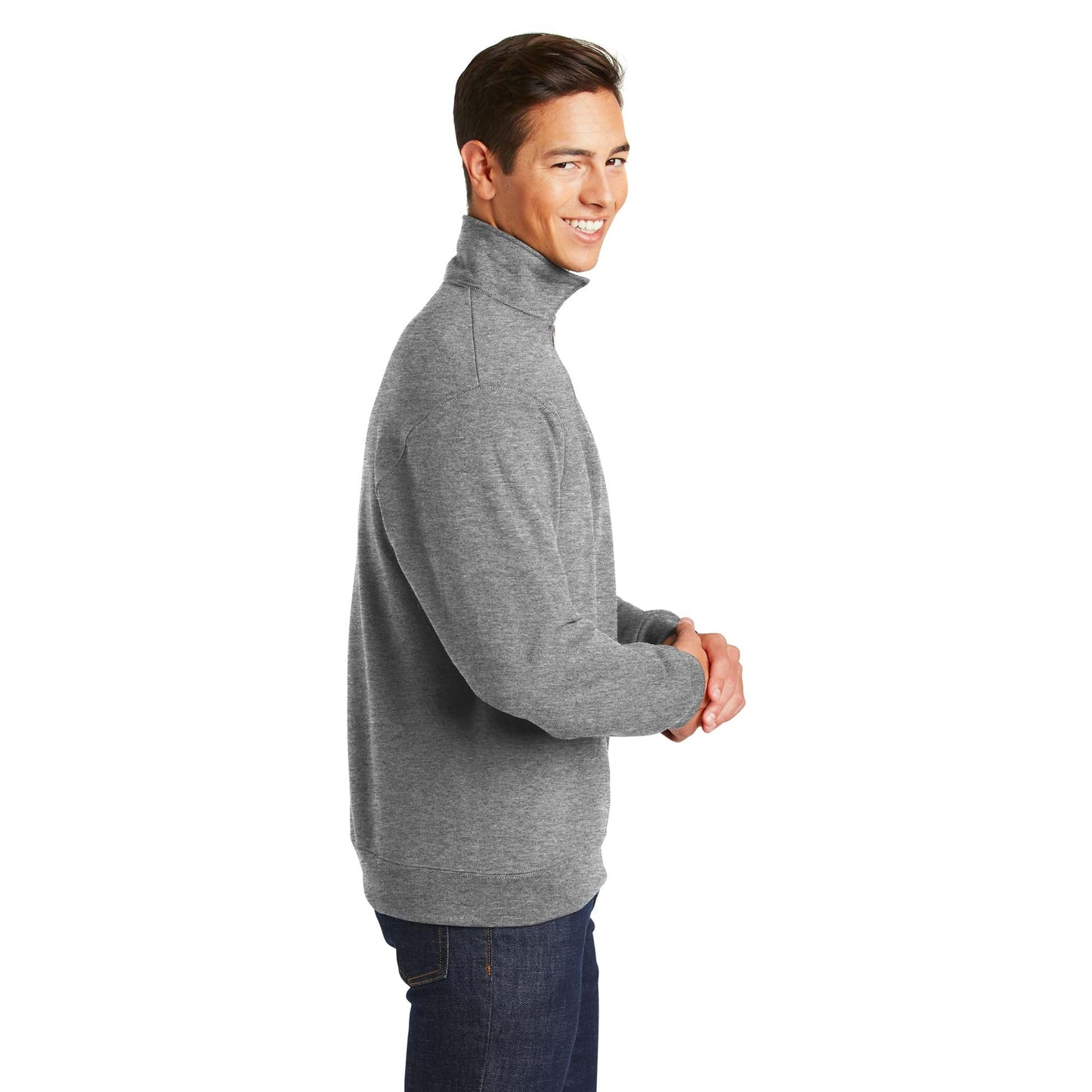 Ash Sweatshirts - Jerzees - Comfortable Zip Fleece