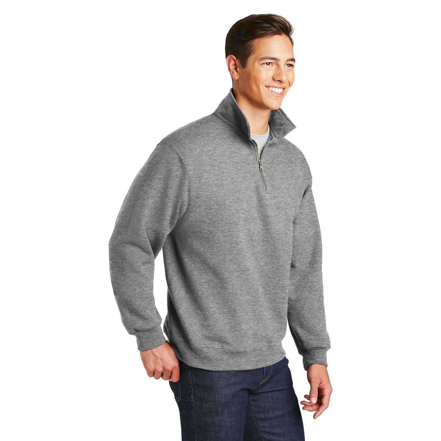 Ash Sweatshirts - Jerzees - Comfortable Zip Fleece