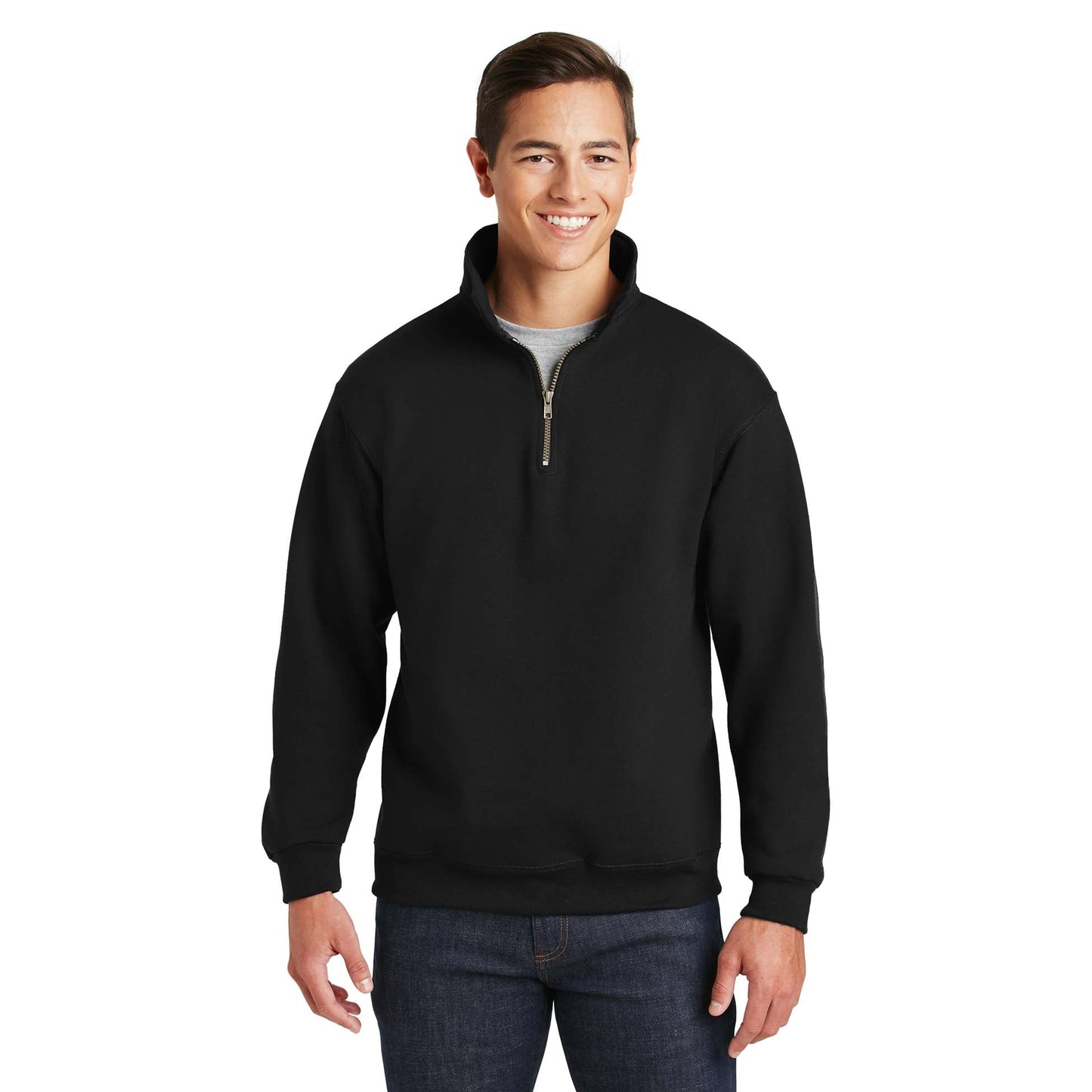 Ash Sweatshirts - Jerzees - Comfortable Zip Fleece