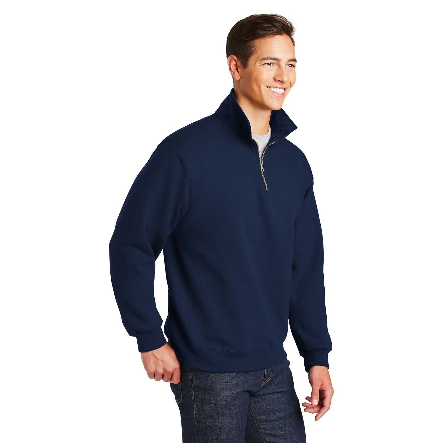 Ash Sweatshirts - Jerzees - Comfortable Zip Fleece