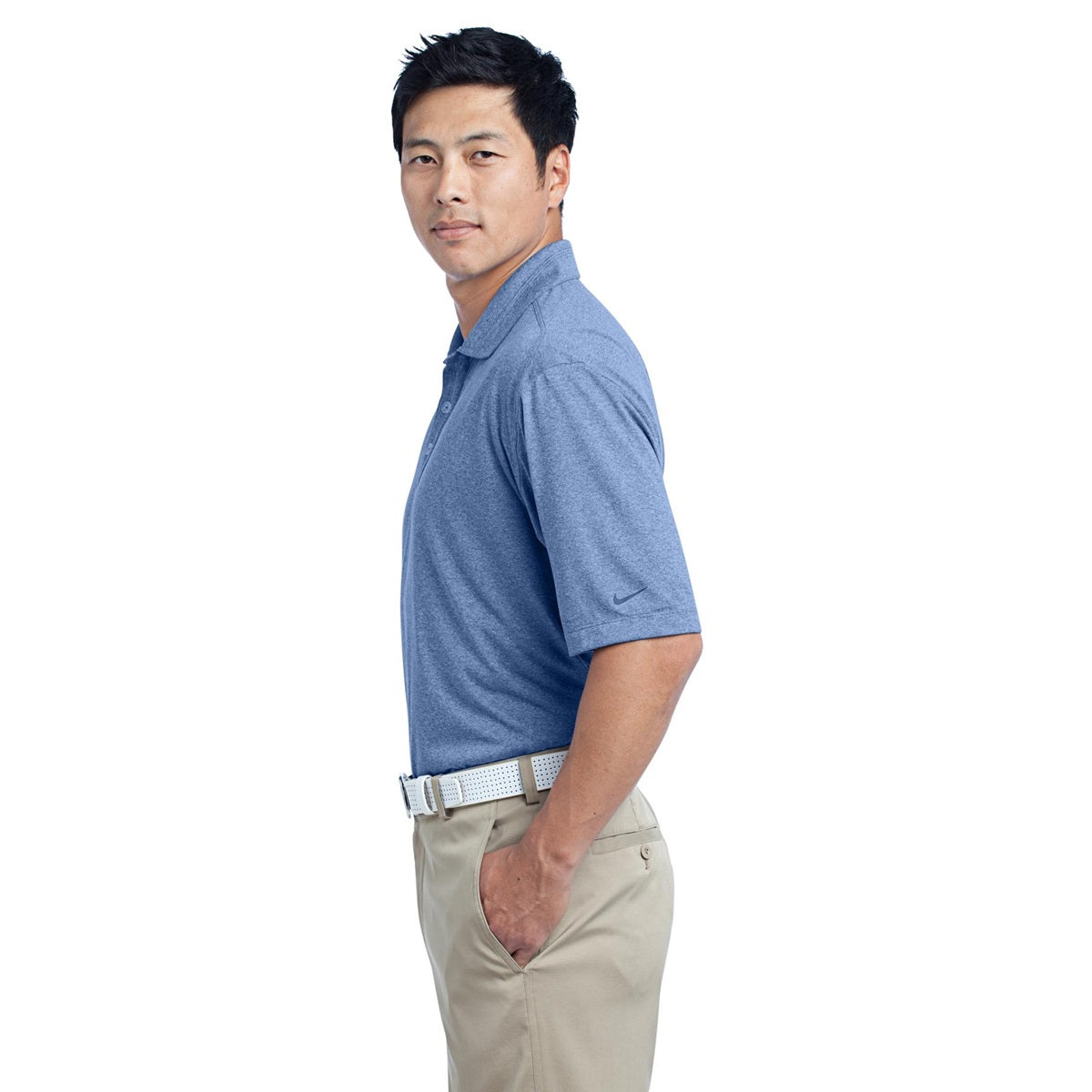 Light Game Royal Heather Polo - Nike - Stylish Comfort