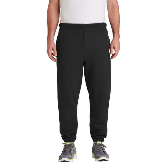 Black Sweatpants - Jerzees - Pill-Resistant Fleece