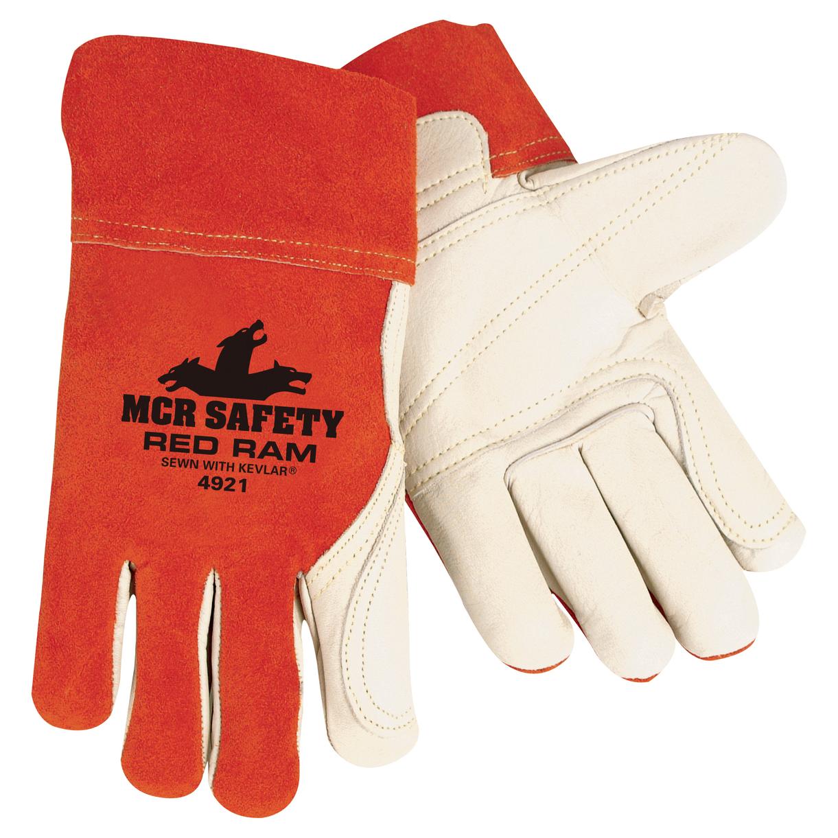 MIG/TIG Leather Gloves - MCR Safety - Durable Quality