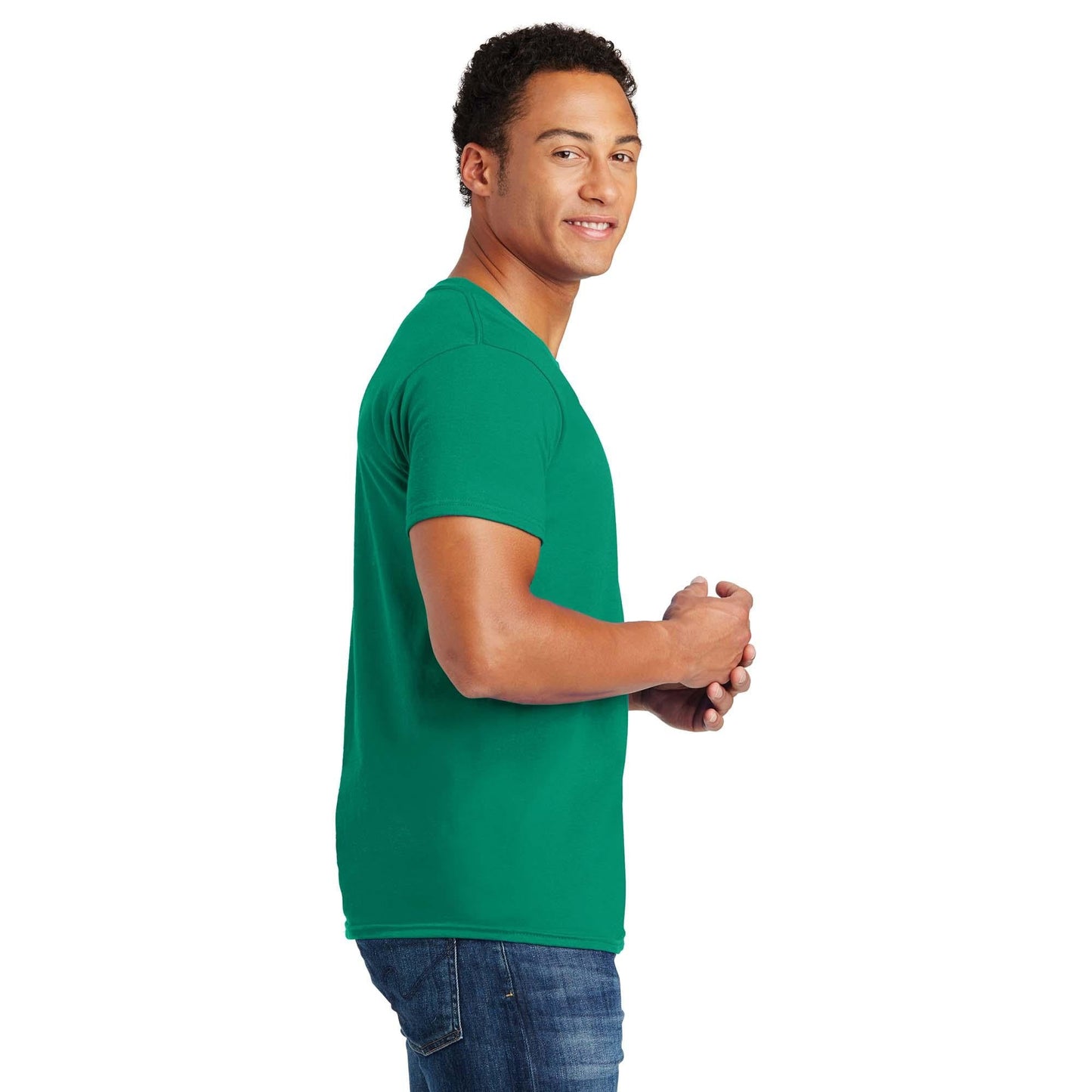 Navy T-Shirts - Hanes - Soft Cotton Blend