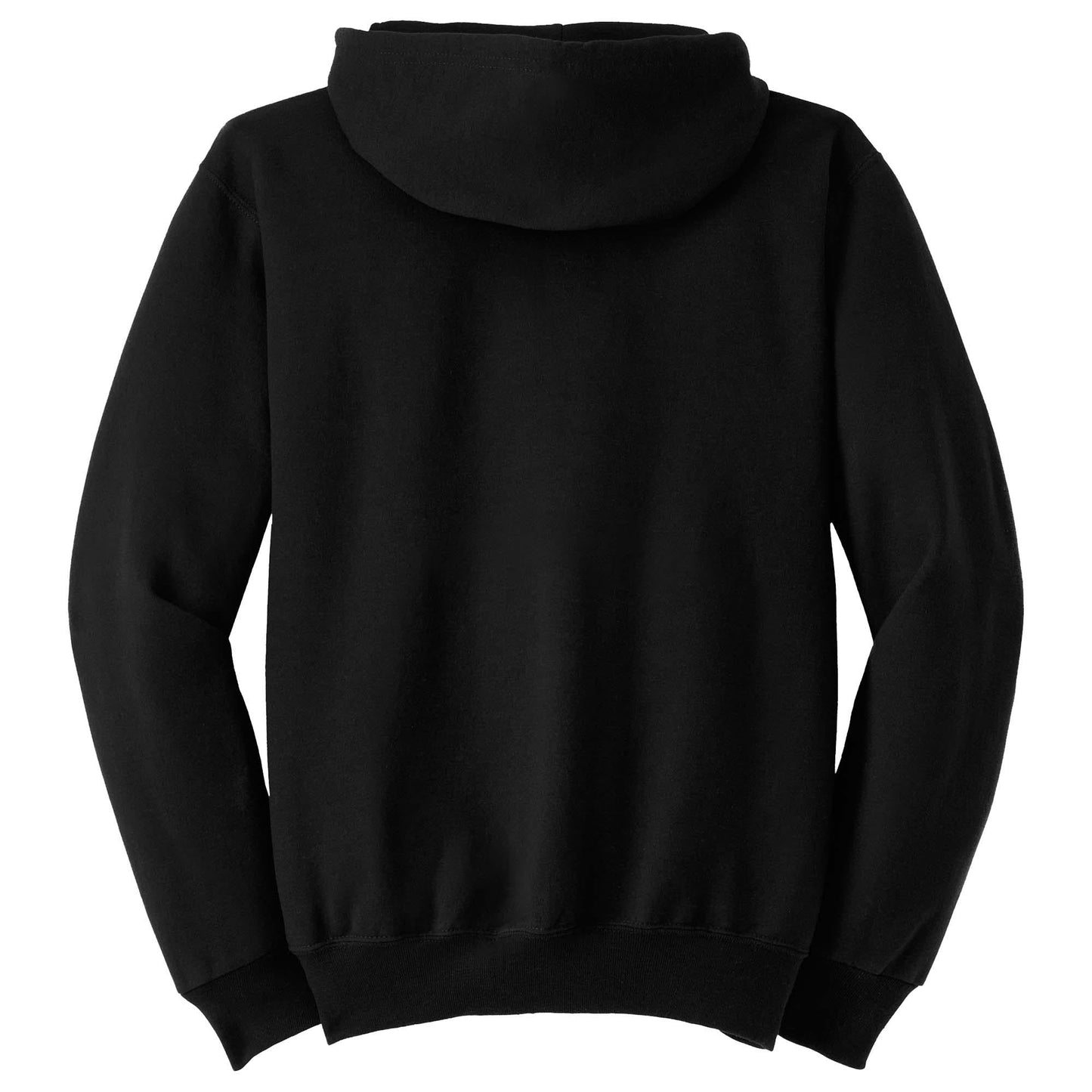 Black Hooded Sweatshirt - Jerzees - Cozy Fleece