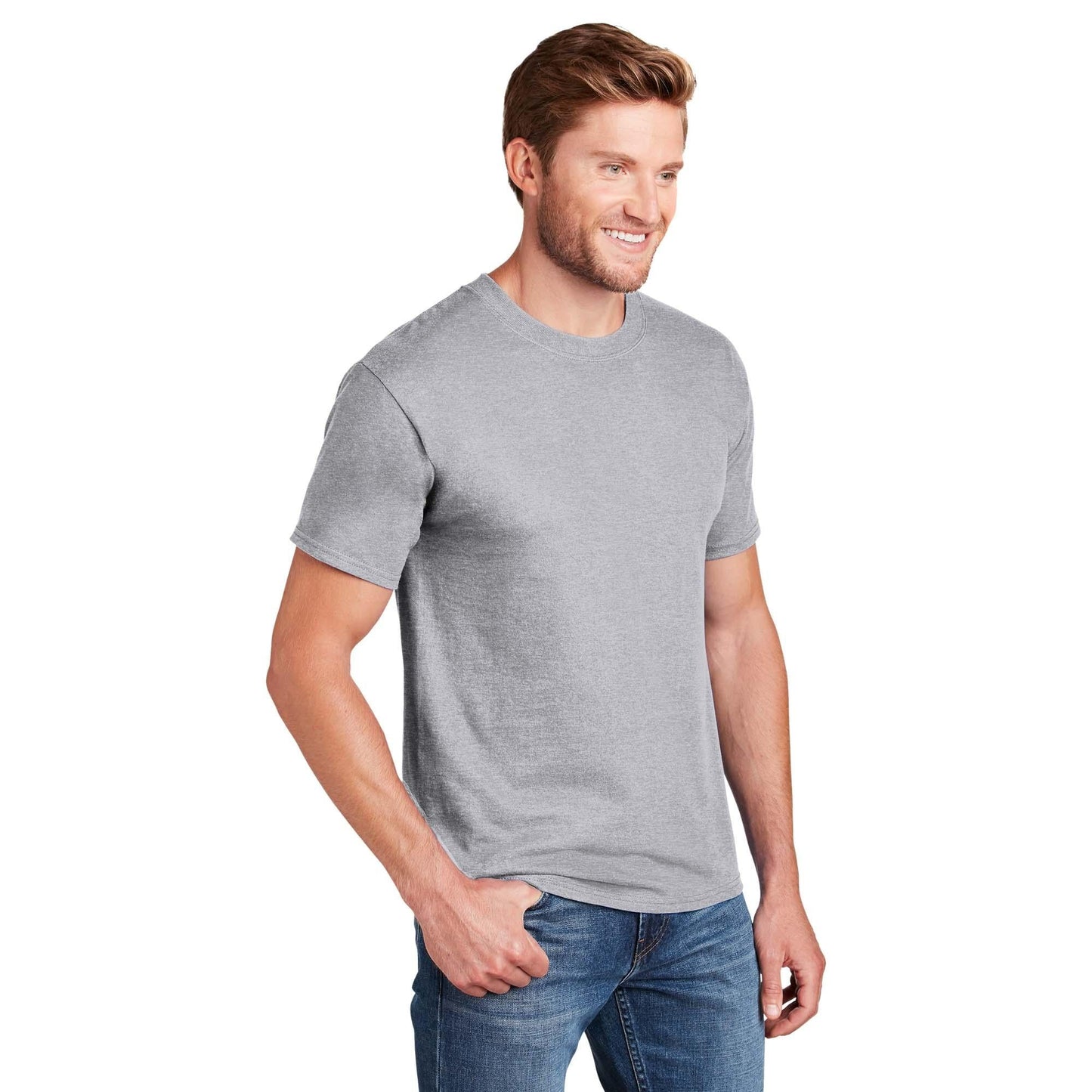 Orange T-Shirt - Hanes - Soft Cotton Blend
