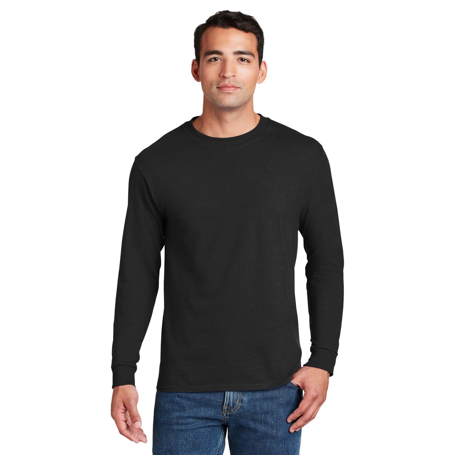 Navy T-Shirt - Hanes - Cotton Comfort