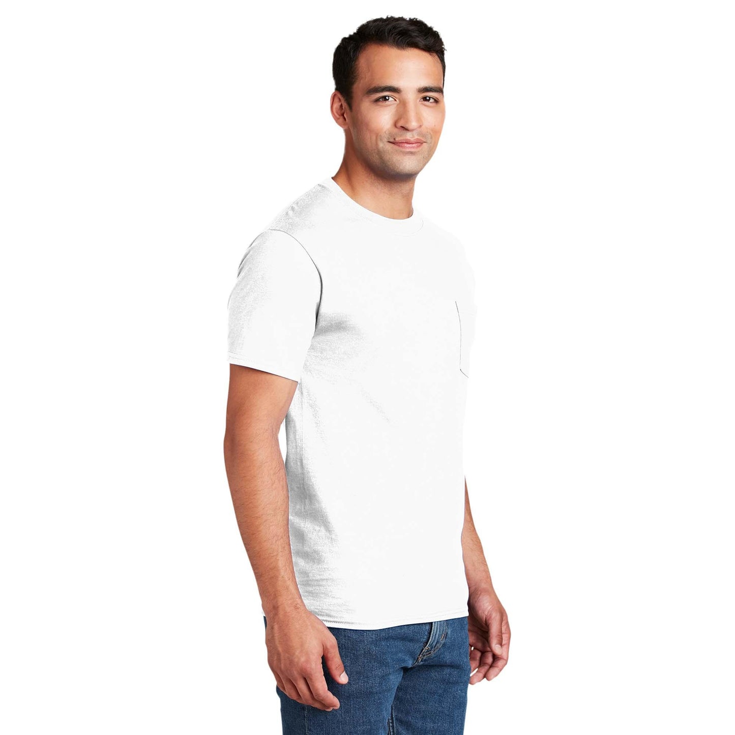 White T-Shirts - Hanes - Comfortable Cotton Design