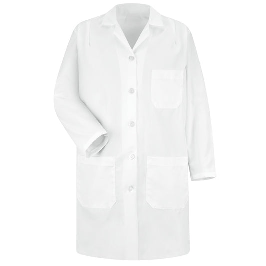 White Lab Coat - Red Kap - Feminine Fit Design