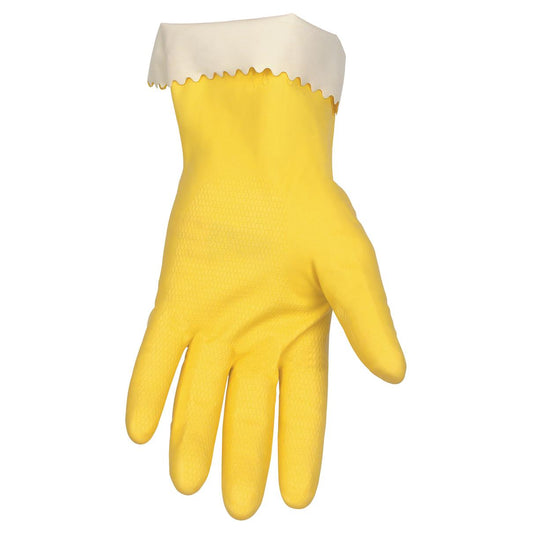 15 mil Disposable Gloves - MCR Safety - Flock Lined Latex