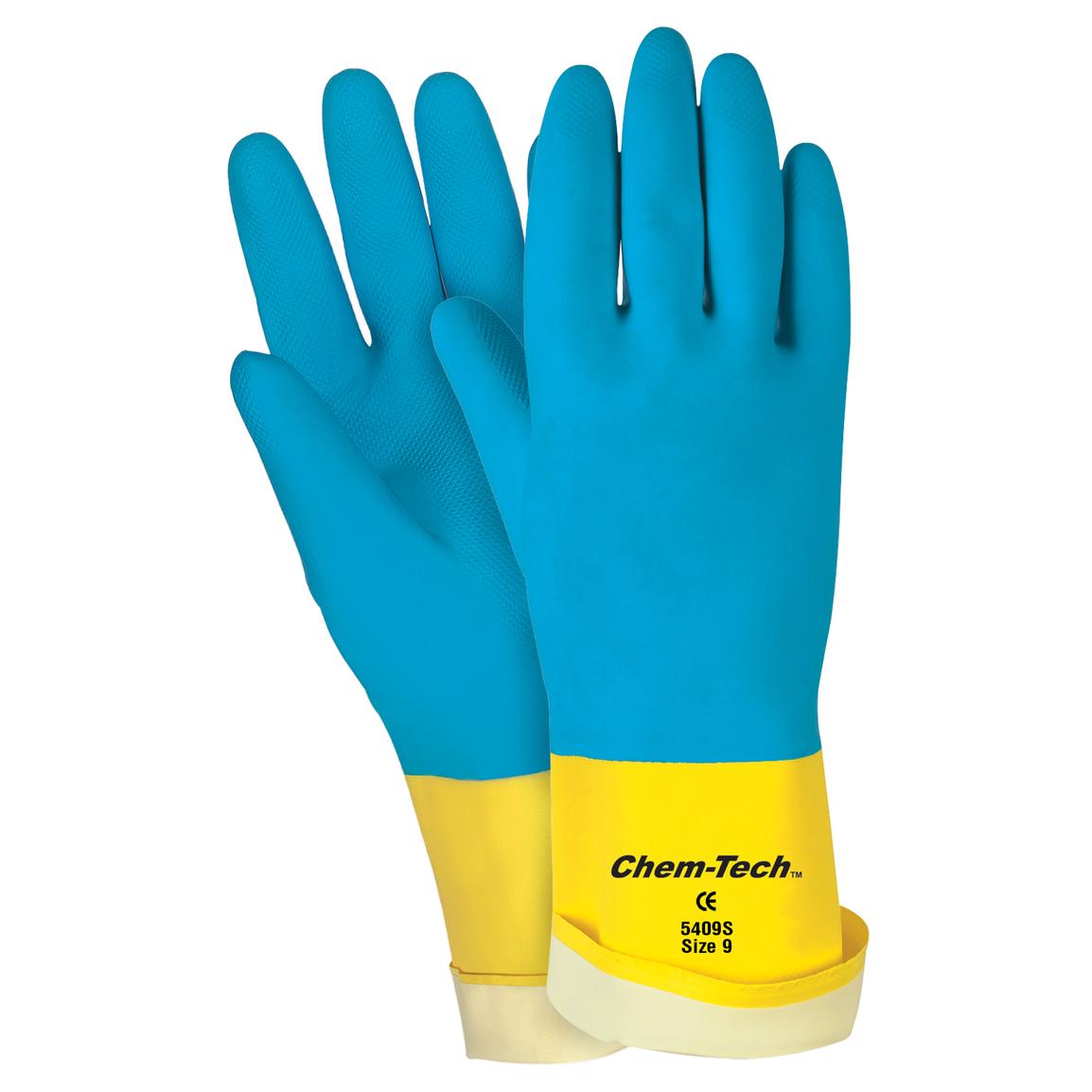 Straight Cuff Rubber Gloves - MCR Safety - Durable Design