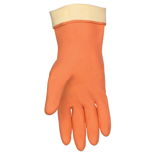 Straight Cuff Rubber Gloves - MCR Safety - Chemical Resistant
