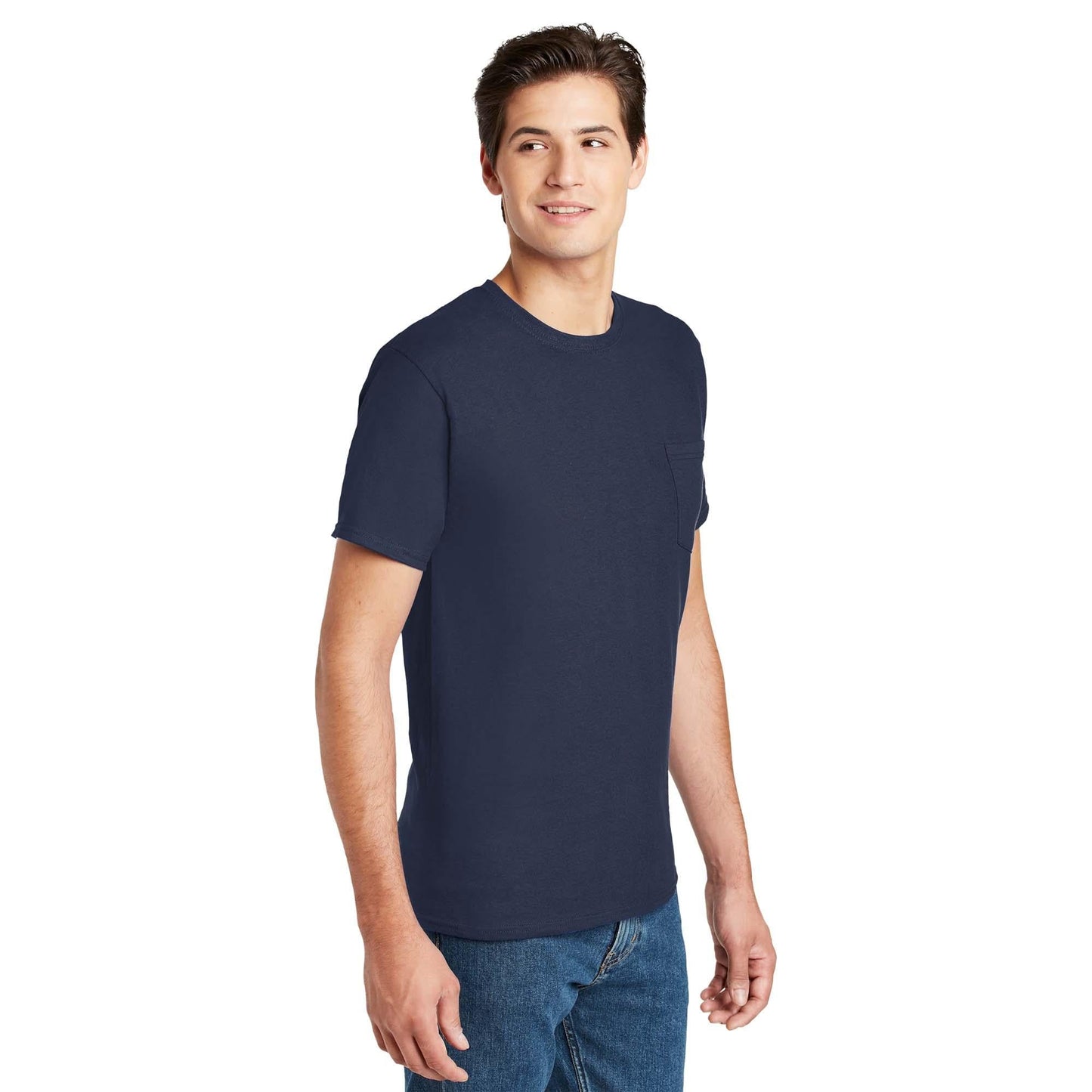 White T-Shirts - Hanes - Classic Fit Cotton - Comfortable