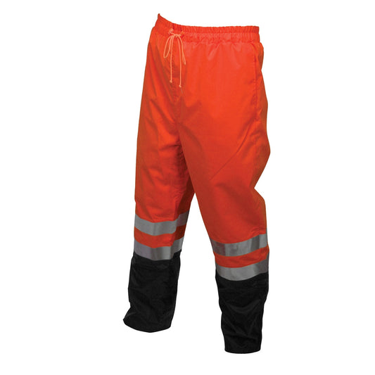 Orange/Black Rain Pants - MCR Safety - Waterproof Polyurethane