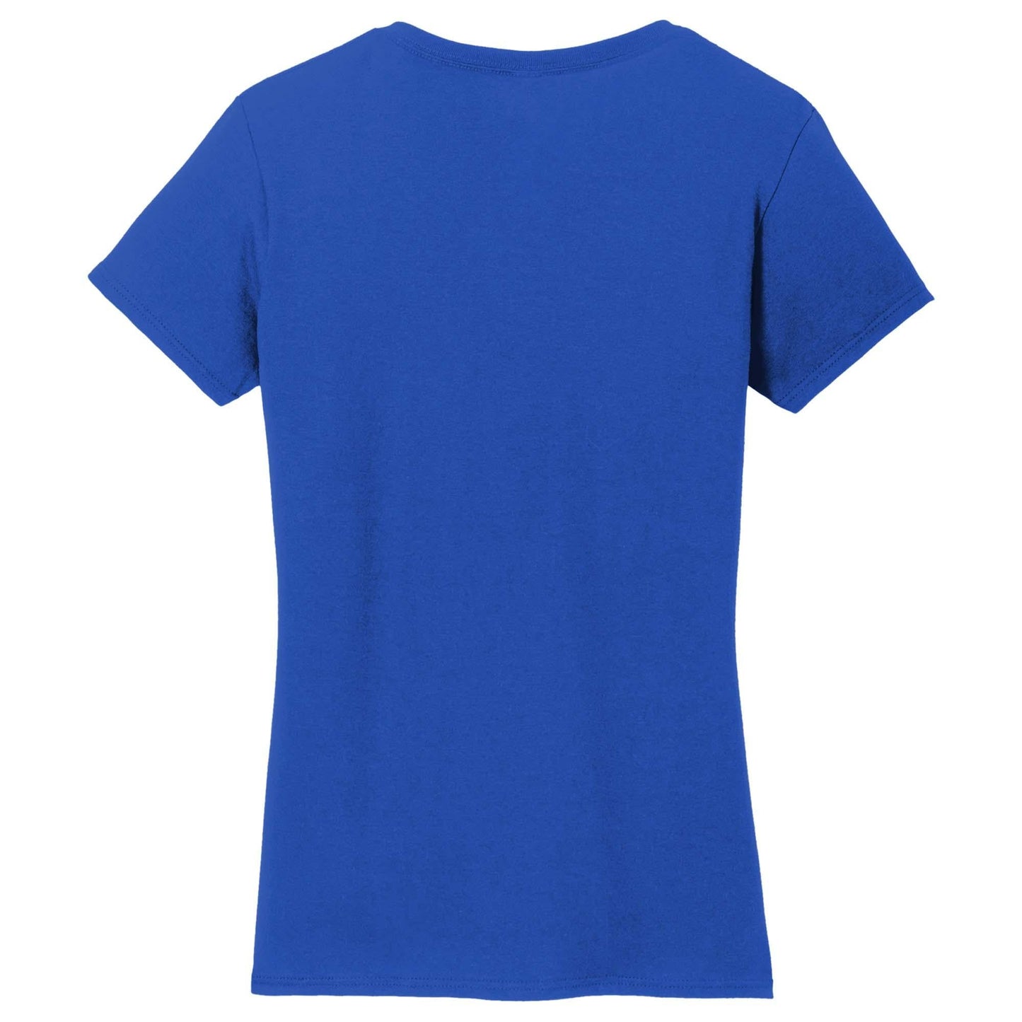 White T-Shirts - Gildan - Stylish Cotton V-Neck - Fashion Fit