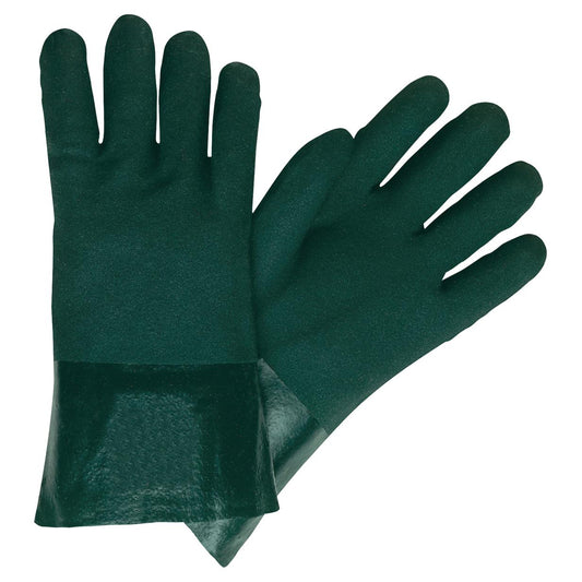12" Gauntlet Cuff Rubber Gloves - MCR Safety - PVC Coated