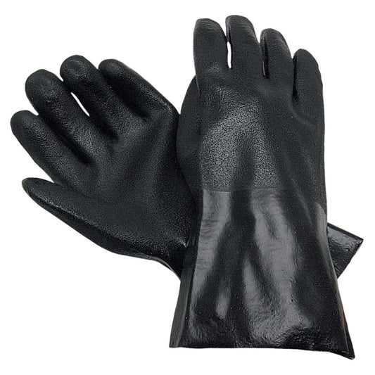 14" Gauntlet Cuffs Rubber Gloves - MCR Safety - PVC Coated