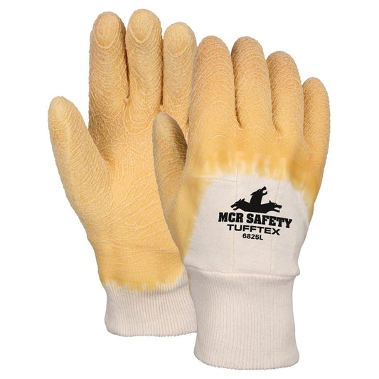 Yellow Cotton Gloves - MCR Safety - Durable Grip