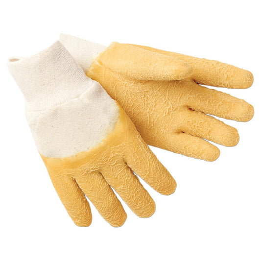 Crinkle Finish Rubber Gloves - MCR Safety - Durable Latex
