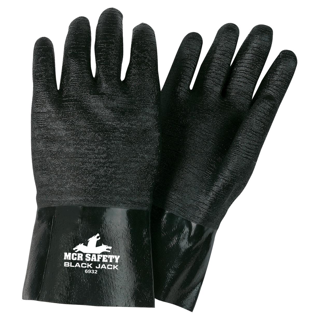 12" Gauntlet Cuffs Rubber Gloves - MCR Safety - Neoprene Durable