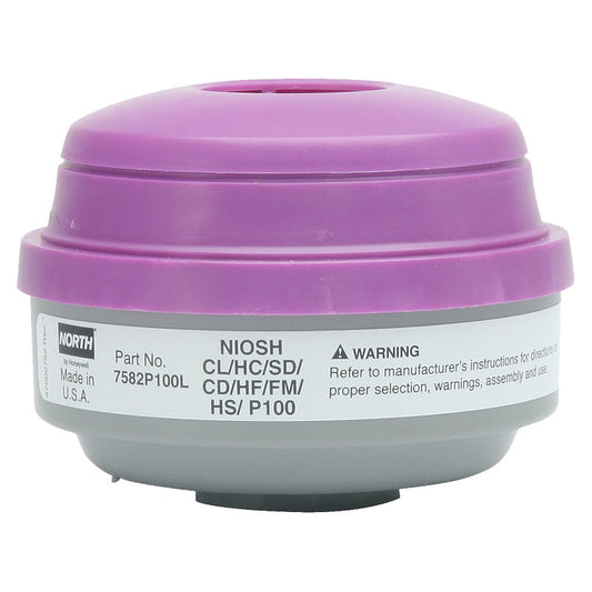 Purple Respirator Cartridges - North Safety - Acid Gas Filter