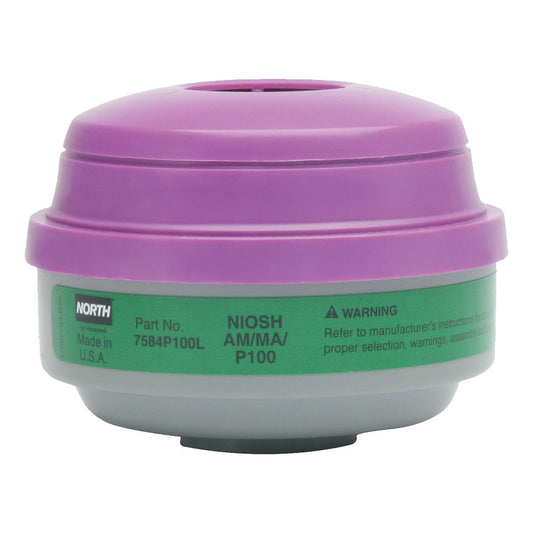 Purple Respirator Cartridges - North Safety - P100 Filter
