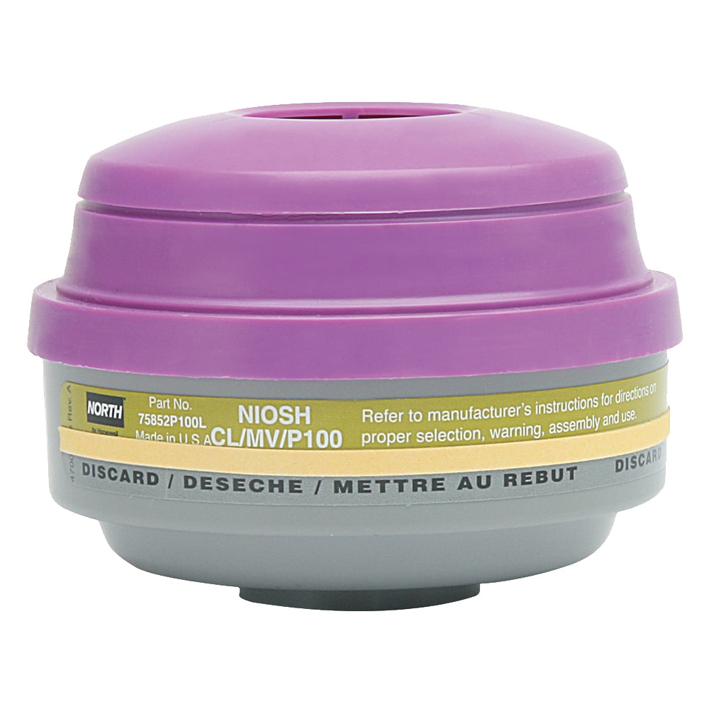 Purple Respirator Cartridges - North Safety - P100 Filter