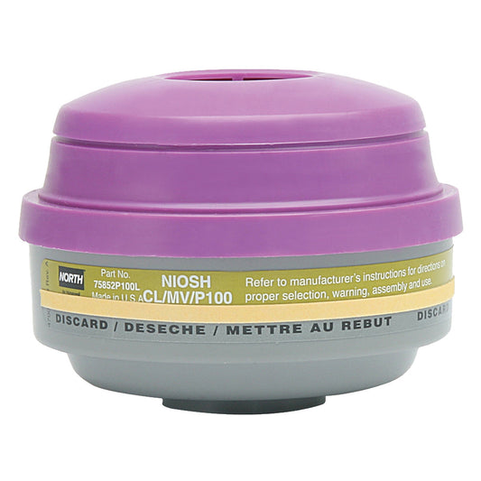 Purple Respirator Cartridges - North Safety - P100 Filter