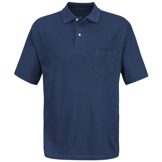Navy Polo Shirt - Red Kap - Classic Pique Design