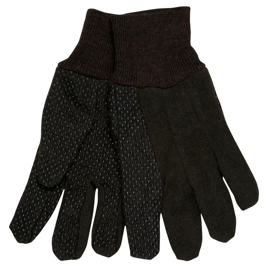 Brown Cotton Gloves - MCR Safety - Durable Fabric