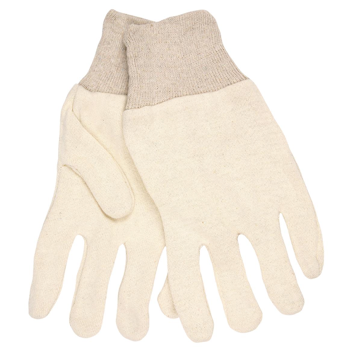 Knit Cotton Gloves - MCR Safety - Reversible Pattern