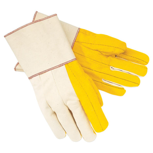 Gauntlet Cuffs Cotton Gloves - MCR Safety - Durable Design