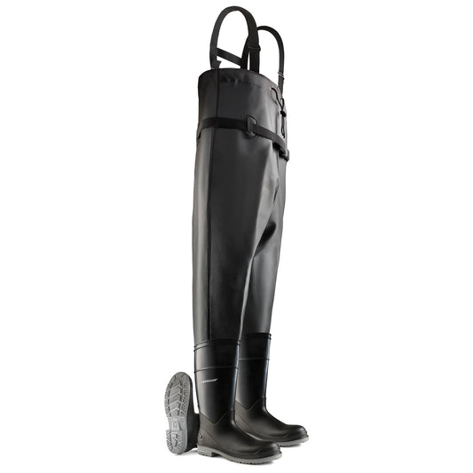 Black Work Boots - Dunlop - Waterproof Steel Toe