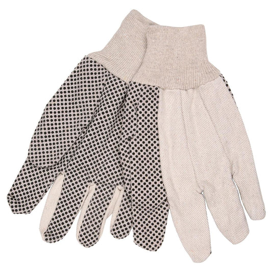 Knit Cotton Gloves - MCR Safety - Dotted Grip