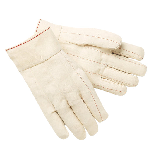 Band Top Cotton Gloves - MCR Safety - Durable Palm Protection