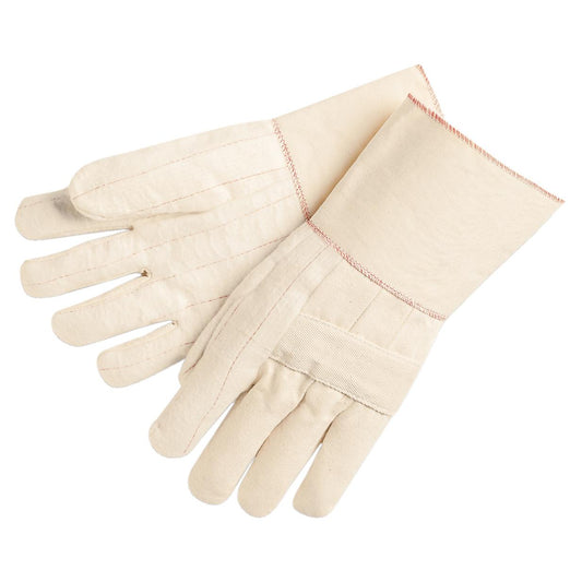 4.5" Plasticized Gauntlet Gloves - MCR Safety - Heat Resistant