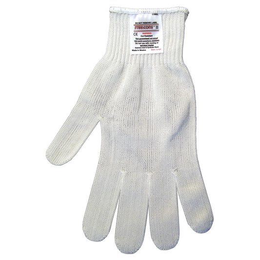 White String Knit Gloves - MCR Safety - Cut Resistant