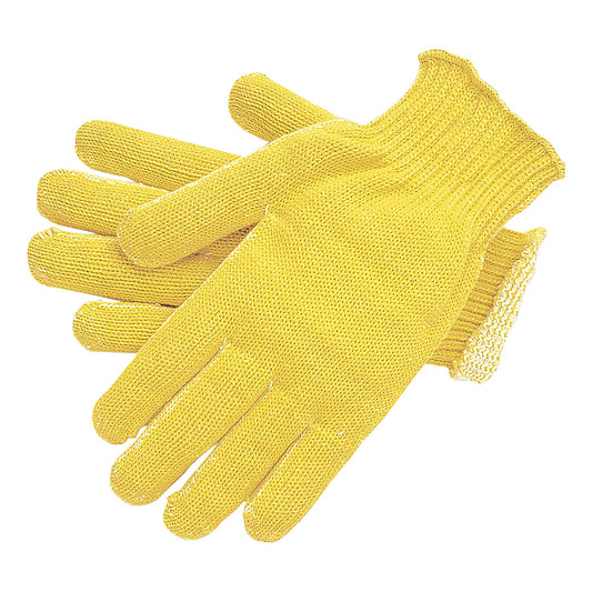 Yellow String Knit Gloves - MCR Safety - Cut Resistant