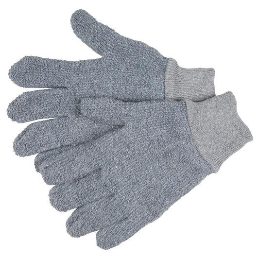 Knit Wrist Cotton Gloves - MCR Safety - Durable Terrycloth