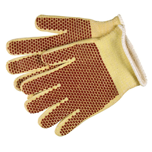 Yellow Cotton Gloves - MCR Safety - Durable Protection