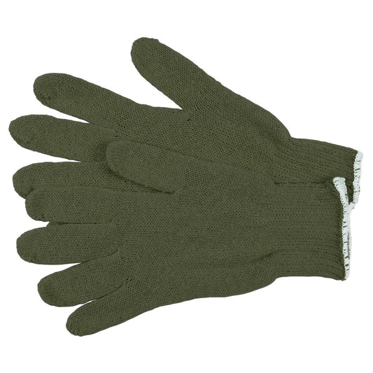 Green String Knit Gloves - MCR Safety - Regular Weight
