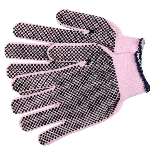 Powder Pink String Knit Gloves - MCR Safety - Comfortable Fit