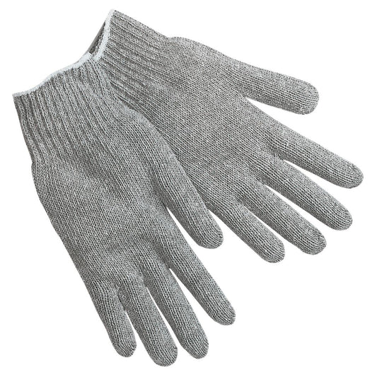 Gray Knit Gloves - MCR Safety - Durable Cotton Blend