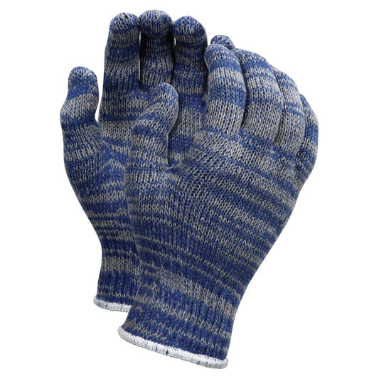 Multi-Color String Knit Gloves - MCR Safety - Reversible Design