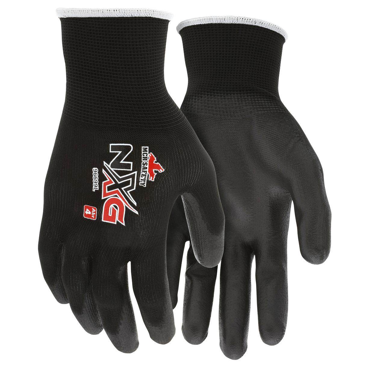 Black String Knit Gloves - MCR Safety - Durable Design