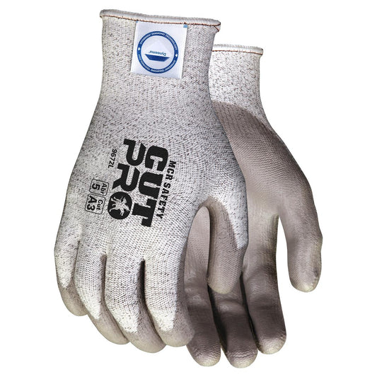 Gray String Knit Gloves - MCR Safety - Cut Resistant