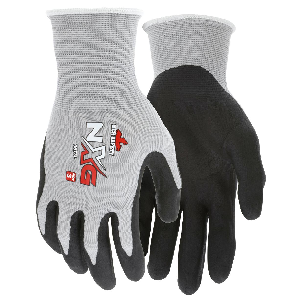 Gray String Knit Gloves - MCR Safety - Durable Comfort