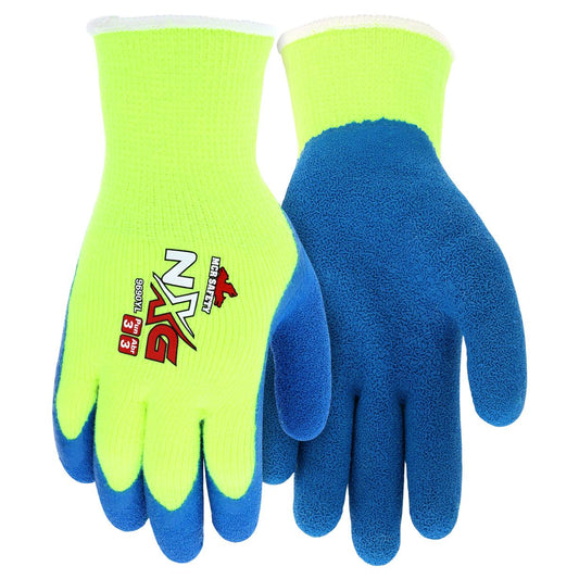 Yellow String Knit Gloves - MCR Safety - High Visibility