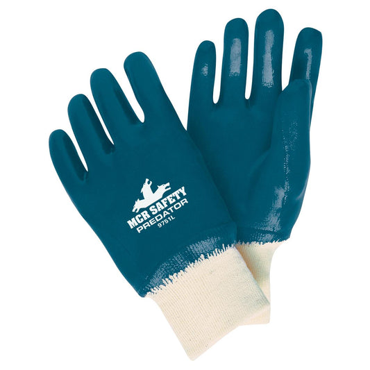 Knit Wrist String Knit Gloves - MCR Safety - Nitrile Coated