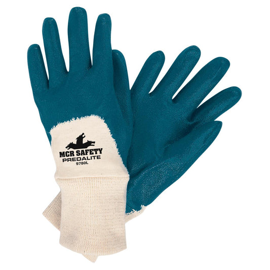 Knit Rubber Gloves - MCR Safety - Nitrile Coated Palm